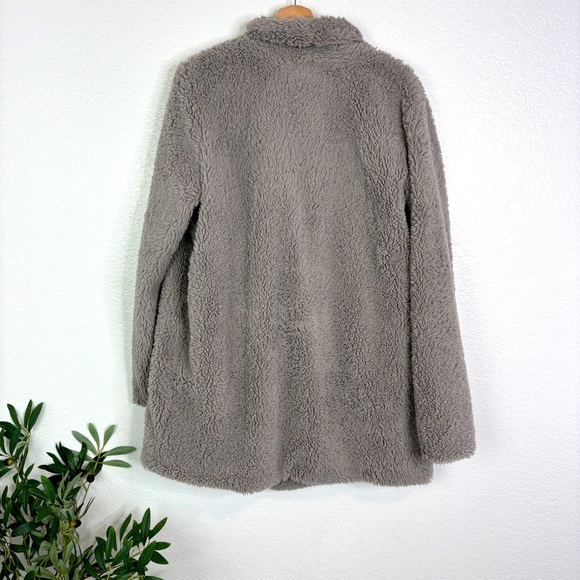 BB DAKOTA Daylin Faux Fur Teddy Coat Sherpa - Large - Picture 3 of 10